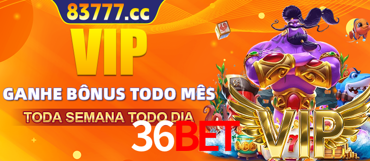 Banner promocional do 36bet oferecendo 100% de recompensas adicionais contínuas para quem fizer o login diário (Daily sign-in), com um mascote de coelho.